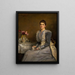 Portrait of Mary Endicott d. 1957 Mme Joseph Chamberlain - Sir John Everett Millais — framed artwork on a wall