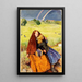 La Fille aveugle - Sir John Everett Millais — cuadro enmarcado en la pared