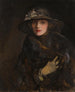 A Lady in Brown - Sir John Lavery — artwork view