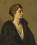Una dama en negro - Sir John Lavery — vista de la obra