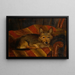 Perro en una silla - Sir John Lavery — cuadro enmarcado en la pared
