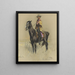 Don Roberto Robert Bontine Cunninghame Graham on Pampa - Sir John Lavery — framed artwork on a wall
