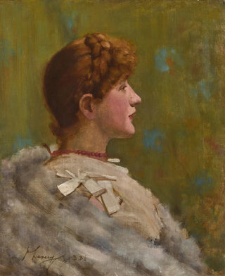 Sir John Lavery - Girl In A Fur Wrap.webp