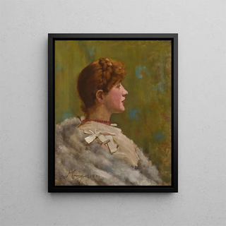 Sir John Lavery - Girl In A Fur Wrap.webp