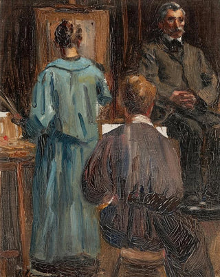 Sir John Lavery - Interior of the Artists Studio.webp