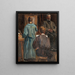 Interior del taller del artista - Sir John Lavery — cuadro enmarcado en la pared