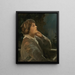 Portrait painting of Dora Sigerson, Mrs. Shorter, circa 1870-1918, poet - Sir John Lavery — framed artwork on a wall