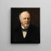 Retrato de John Thomas Gilbert (1829 - 1897), anticuario - Sir John Lavery — cuadro enmarcado en la pared