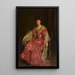 Retrato de Mabel Choate 1870-1958 - Sir John Lavery — cuadro enmarcado en la pared
