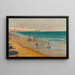 La playa de Tánger - Sir John Lavery — cuadro enmarcado en la pared