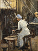 The manufacturer of disks - Sir John Lavery — artwork view