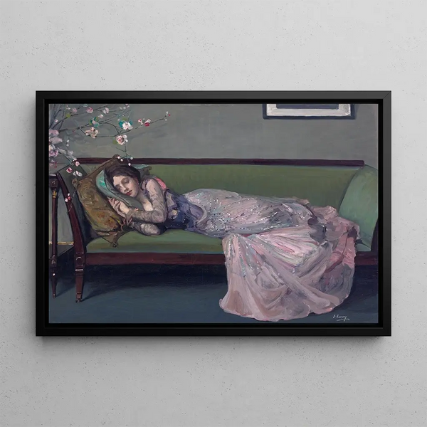 Sir John Lavery - The Green Sofa.webp