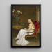La dama en blanco, vizcondesa Wimborne - Sir John Lavery — cuadro enmarcado en la pared