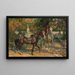 The Morning Walk - Sir John Lavery — framed artwork on a wall