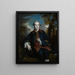 Portrait of Charles Brandling - Sir Joshua Reynolds — framed artwork on a wall