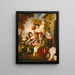 Los campesinos - Sir Joshua Reynolds — cuadro enmarcado en la pared