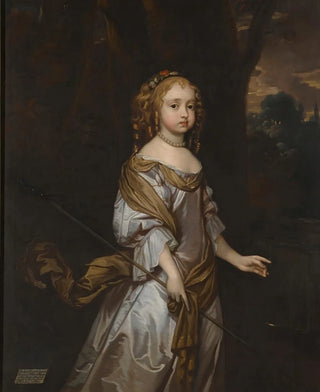 Sir Peter Lely - Portrait Of Lady Elizabeth Seymour D1697 When A Child.webp