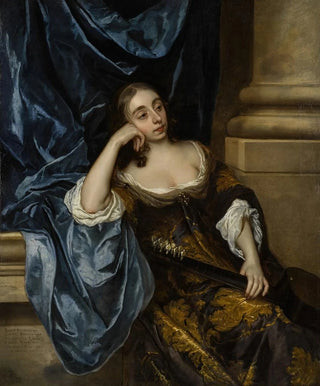 Sir Peter Lely - Portrait of Elizabeth Capel Countess of Carnarvon with a guitar.webp