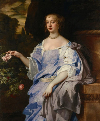 Sir Peter Lely - Portrait of Lady Penelope Spencer.webp