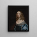 Portrait of a lady, perhaps Ann St John Wilmot - Sir Peter Lely — framed artwork on a wall