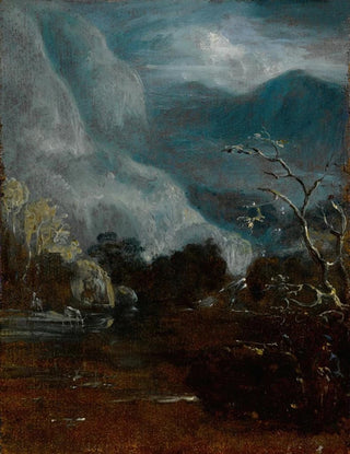 Sir Thomas Lawrence - A deer shoot at night.webp