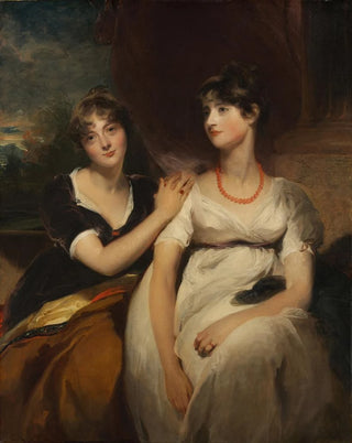 Sir Thomas Lawrence - Portrait of Charlotte and Sarah CarteretHardy.webp