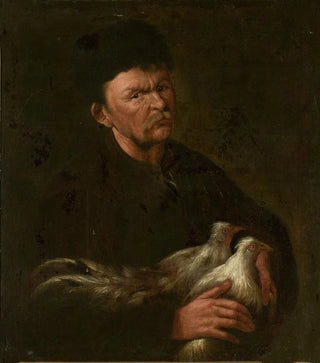 Slikar Almanach - Man with two birds.webp
