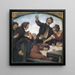 Sociedad alegre - Ludwig von Zumbusch — cuadro enmarcado en la pared