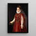 Retrato de una joven dama - Sofonisba Anguissola — cuadro enmarcado en la pared