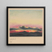 Atardecer de otoño - Karl Wiener — cuadro enmarcado en la pared