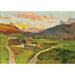Reproduction of the painting Evening in the Sesto Valley (Kreuzberg Pass) - Marie Egner
