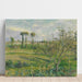 Reproduction of the painting Sunset Landscape Painting at Valhermeil, Auvers-sur-Oise - Camille Pissarro