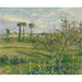 Reproduction of the painting Sunset Landscape Painting at Valhermeil, Auvers-sur-Oise - Camille Pissarro