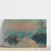 Reproducción del cuadro atardecer en el Sena en Lavacourt, efecto de invierno - Claude Monet