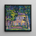 Sol en la tarde en Wilhelmsbad - Eugenie Bandell — cuadro enmarcado en la pared