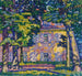 Sol en la tarde en Wilhelmsbad - Eugenie Bandell — vista de la obra