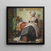 Sleep Well Guarded - Hermann Knopf — framed artwork on a wall