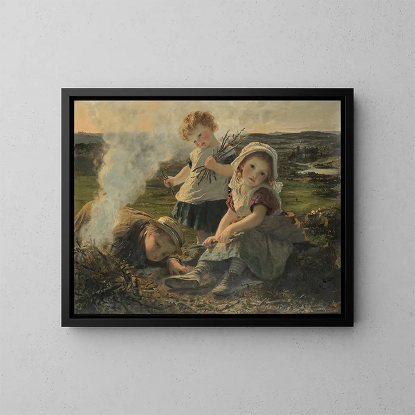 The Bûcher - Sophie Anderson — framed artwork on a wall