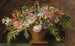 Un cesto con flores alpinas - Sophie Dahn-Fries — vista de la obra