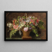 Un cesto con flores alpinas - Sophie Dahn-Fries — cuadro enmarcado en la pared