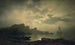 Bay under moonlight - Sophus Jacobsen — artwork view