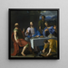 Cena en Emmaus - Jean-Baptiste de Champaigne — cuadro enmarcado en la pared