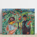 Reproducción del cuadro Bajo las manzanas rojas - Edvard Munch