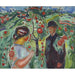 Reproducción del cuadro Bajo las manzanas rojas - Edvard Munch