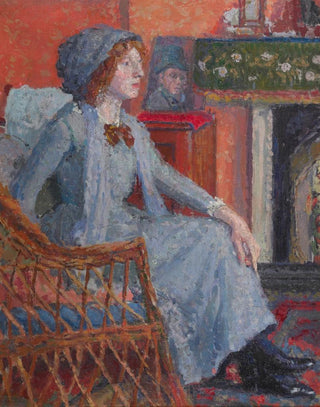 Spencer Frederick Gore - The artists wife Mornington Crescent.webp
