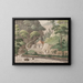 The Liselund Chapel at Mén - Søren L. Lange — framed artwork on a wall