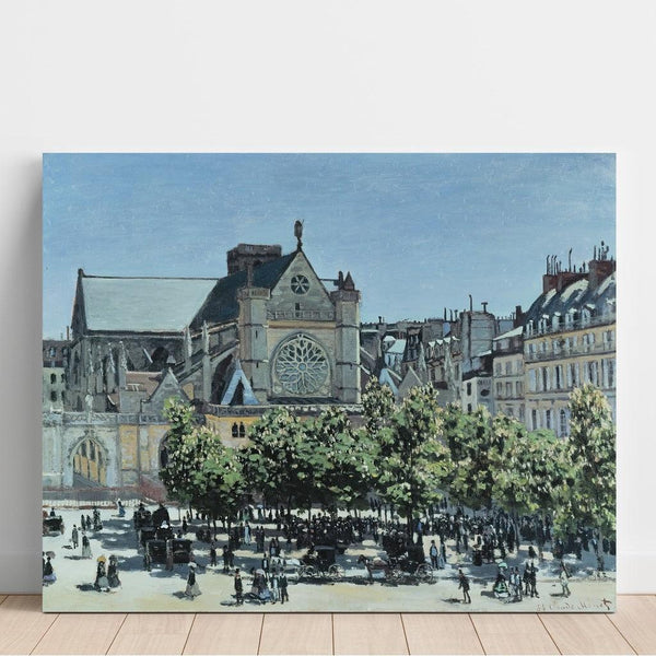 Reproduction of the painting St. Germain l'Auxerrois - Claude Monet