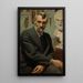 Autorretrato - Stanisław Dębicki — cuadro enmarcado en la pared