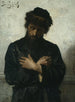 Judío en oración - Stanisław Grocholski — vista de la obra