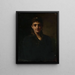 Portrait of a Woman - Stanisław Heyman — framed artwork on a wall